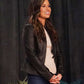 Katie Thurston The Bachelorette Black Leather Jacket – alternate view