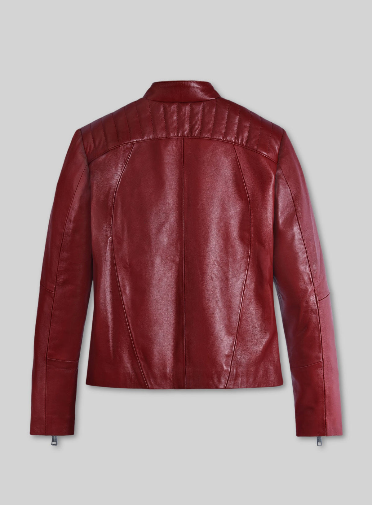 Kaya Scodelario Resident Evil Black Leather Jacket – full product view