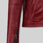 Kaya Scodelario Resident Evil Black Leather Jacket – close-up and worn views