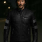 Keanu Reeves Leather Jacket view 2