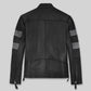Keanu Reeves Leather Jacket view 3