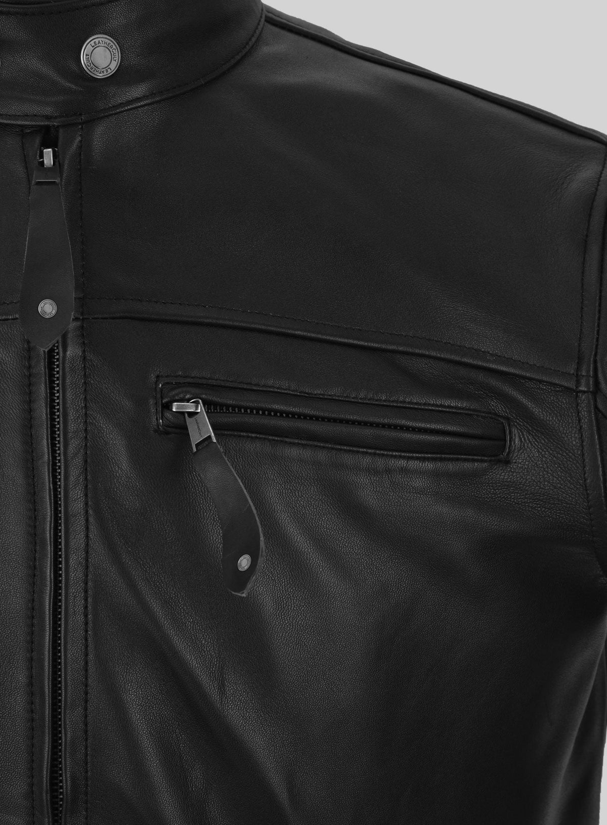 Keanu Reeves Leather Jacket view 4