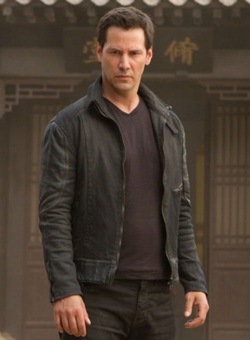 Keanu Reeves Man Of Tai Chi Black Leather Jacket – alternate view