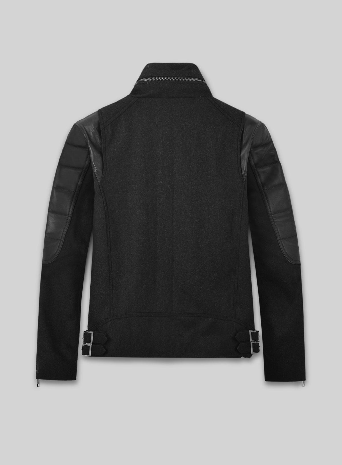 Keanu Reeves Man Of Tai Chi Black Leather Jacket – full product view