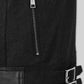 Keanu Reeves Man Of Tai Chi Black Leather Jacket – close-up and worn views