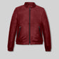 Keri Russell The Americans Black Leather Jacket – front view