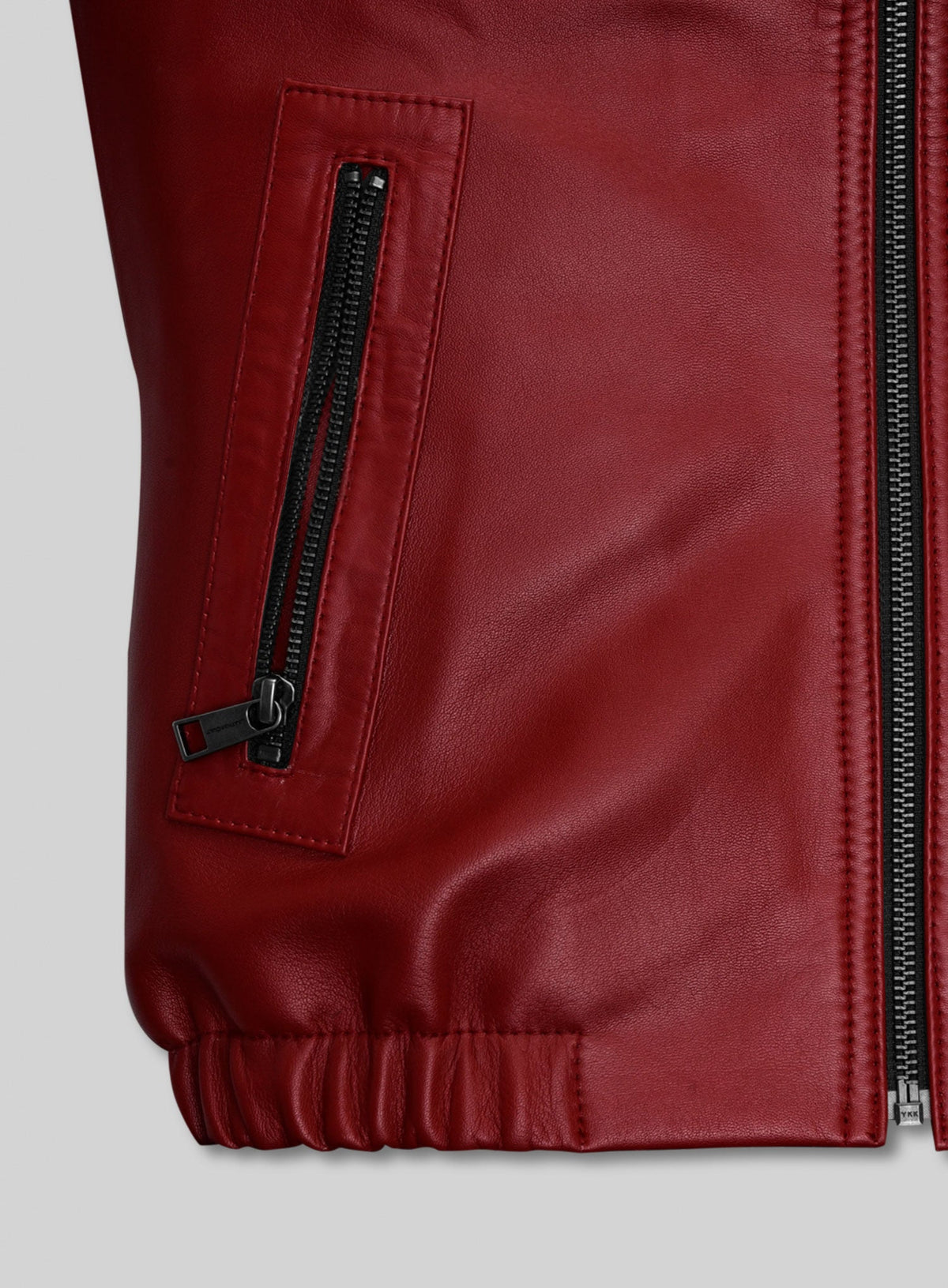 Keri Russell The Americans Black Leather Jacket – close-up and worn views