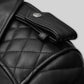 Kevin Durant Black Leather Jacket – close-up and worn views
