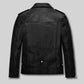 Kevin Hart Black Biker Leather Jacket – worn look