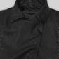 Kim Kardashian Black Leather Long Coat – close-up and worn views