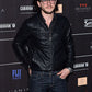 Kit Harington Battersea Annual Party Black Leather Jacket – leather colour swatch