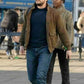 Kit Harington Eternals Brown Leather Jacket – worn look