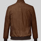Kit Harington Eternals Brown Leather Jacket – full product view