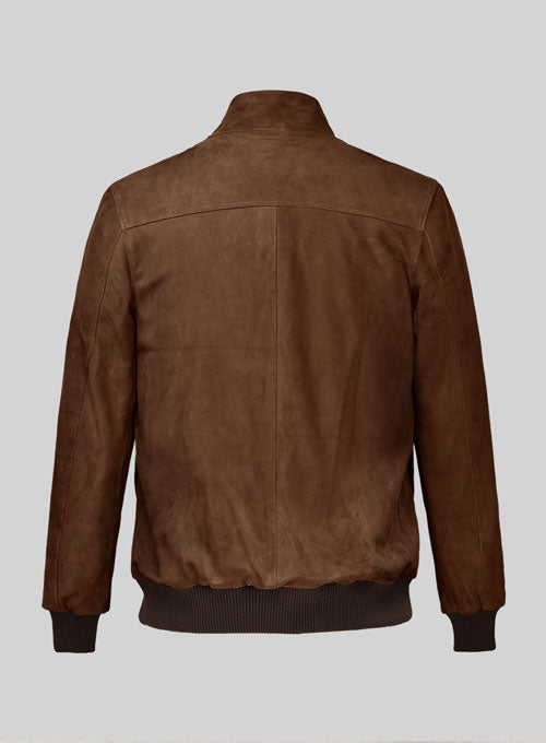 Kit Harington Eternals Brown Leather Jacket – full product view