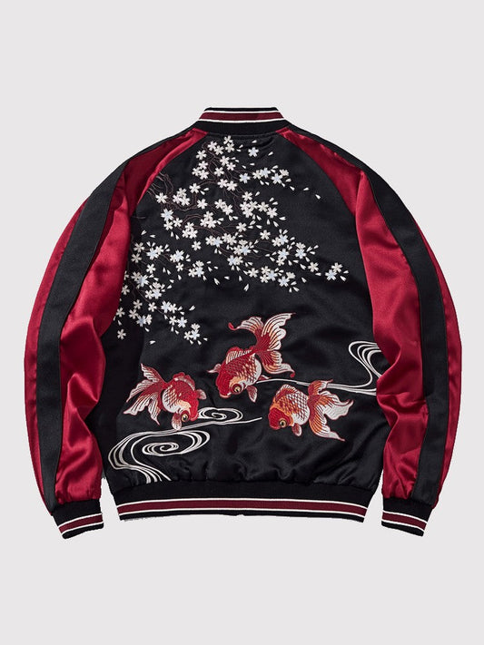 Koi Carp Sukajan - Sublimation Jacket ( Recreated Edition )