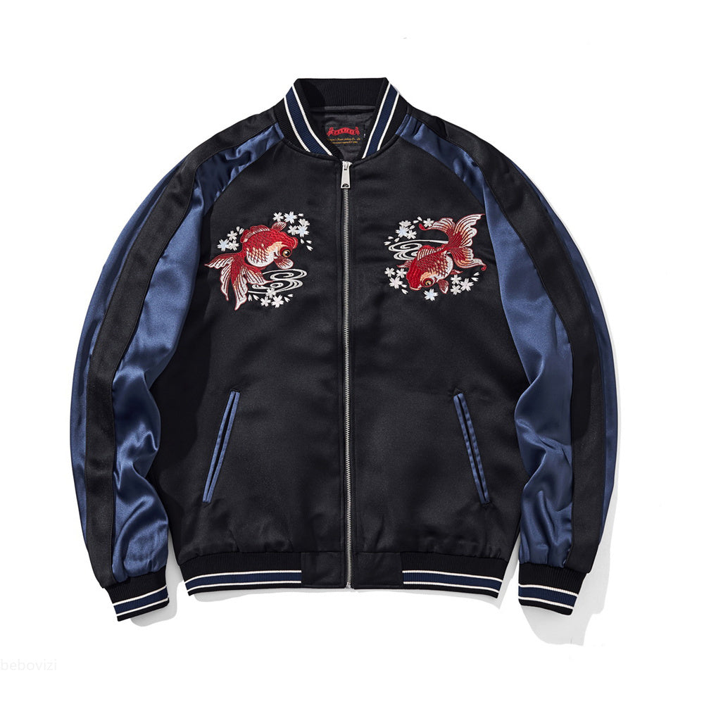 Koi Carp Sukajan - Sublimation Jacket ( Recreated Edition )