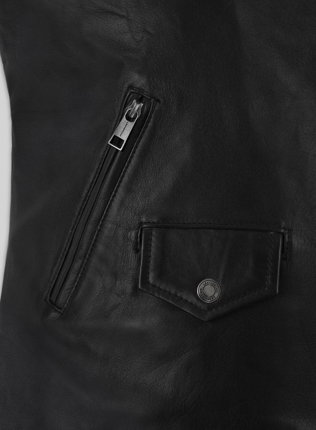 Krysten Ritter Jessica Jones Black Leather Jacket – close-up and worn views