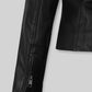Krysten Ritter Jessica Jones Black Leather Jacket – close-up and worn views