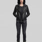Krysten Ritter Jessica Jones Black Leather Jacket – full product view