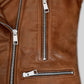 Kylie Jenner Black Leather Jacket – close-up and worn views