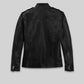 Lara Croft Tomb Raider Black Leather Jacket – back view