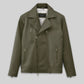 Larenz Tate Girls Trip Green Leather Jacket – front view