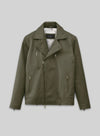 Larenz Tate Girls Trip Green Leather Jacket – front view