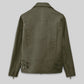 Larenz Tate Girls Trip Green Leather Jacket – back view
