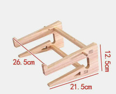 Wooden Laptop Phone Stand