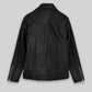 LeBron James Black Leather Jacket – back view