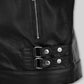 LeBron James Black Leather Jacket – close-up and worn views