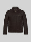Leonardo DiCaprio Inception Black Leather Jacket – front view