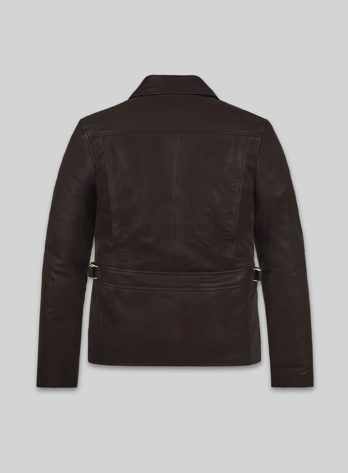 Leonardo DiCaprio Inception Black Leather Jacket – back view