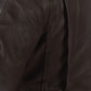 Leonardo DiCaprio Inception Black Leather Jacket – leather colour swatch