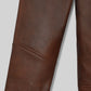 Leonardo DiCaprio Once Upon a Time in Hollywood Black Leather Jacket – close-up and worn views