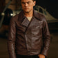 Leonardo DiCaprio The Aviator Brown Leather Jacket – worn look