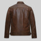 Leonardo DiCaprio The Aviator Brown Leather Jacket – worn look