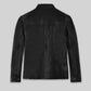Leonardo DiCaprio The Departed Black Leather Jacket – back view