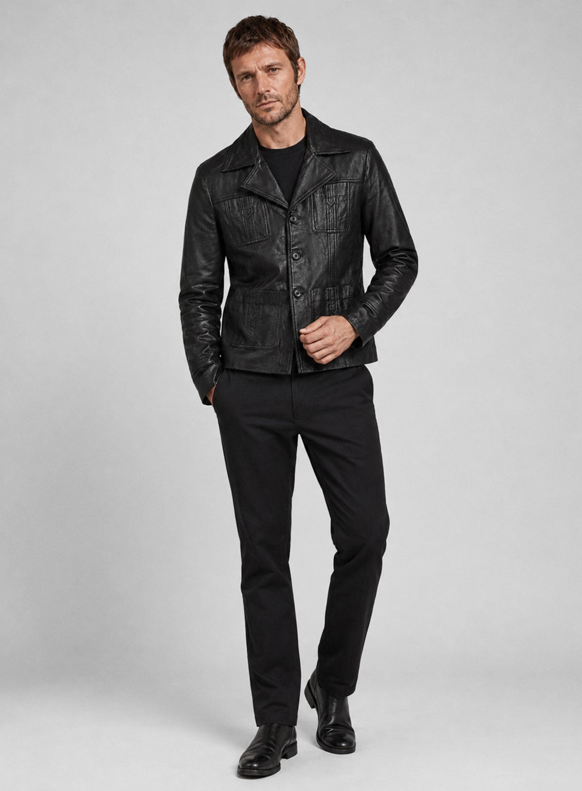 Life on Mars Sam Tyler Leather Jacket view 6
