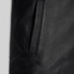 Lionel Messi Black Leather Jacket – close-up and worn views