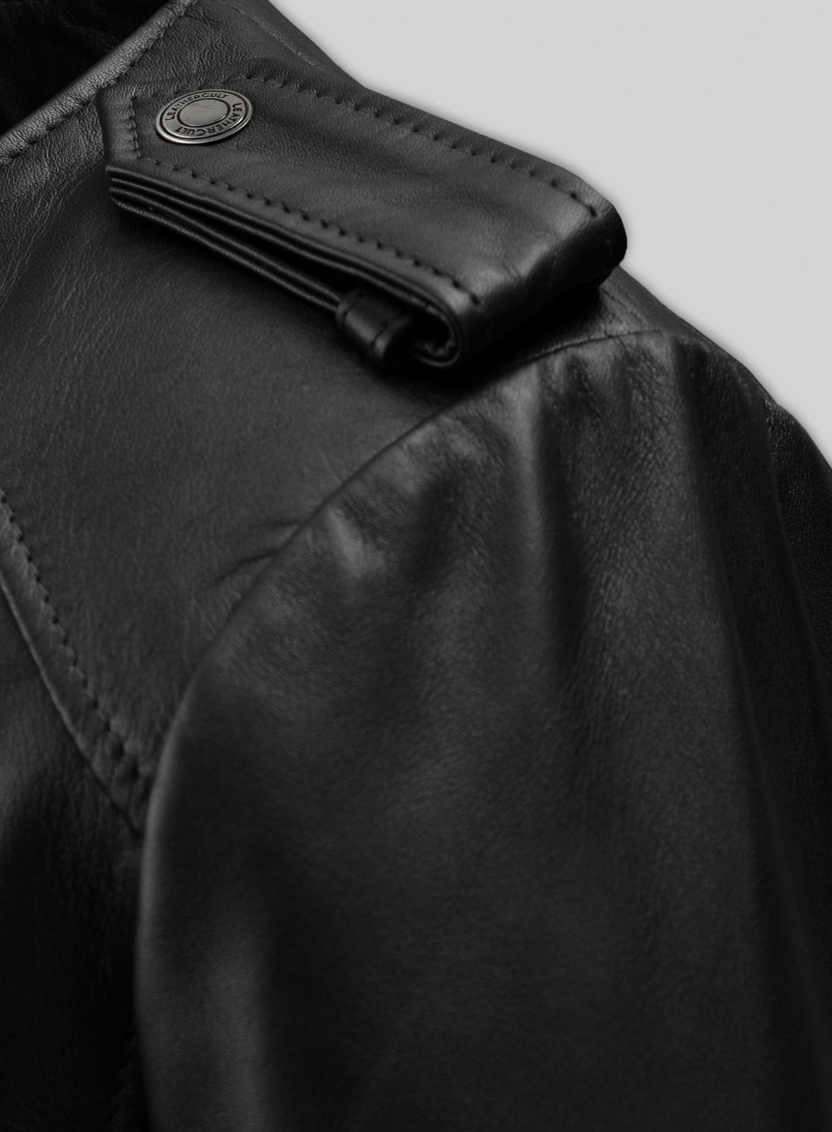 Lizzy Caplan Now You See Me 2 Black Leather Jacket – close-up and worn views