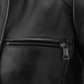 Lizzy Caplan Now You See Me 2 Black Leather Jacket – close-up and worn views