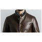 Lucas Leather Brown Jacket – Men’s Leather Jacket (Brown)