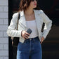 Lucy Hale Los Angeles Black Leather Jacket – alternate view