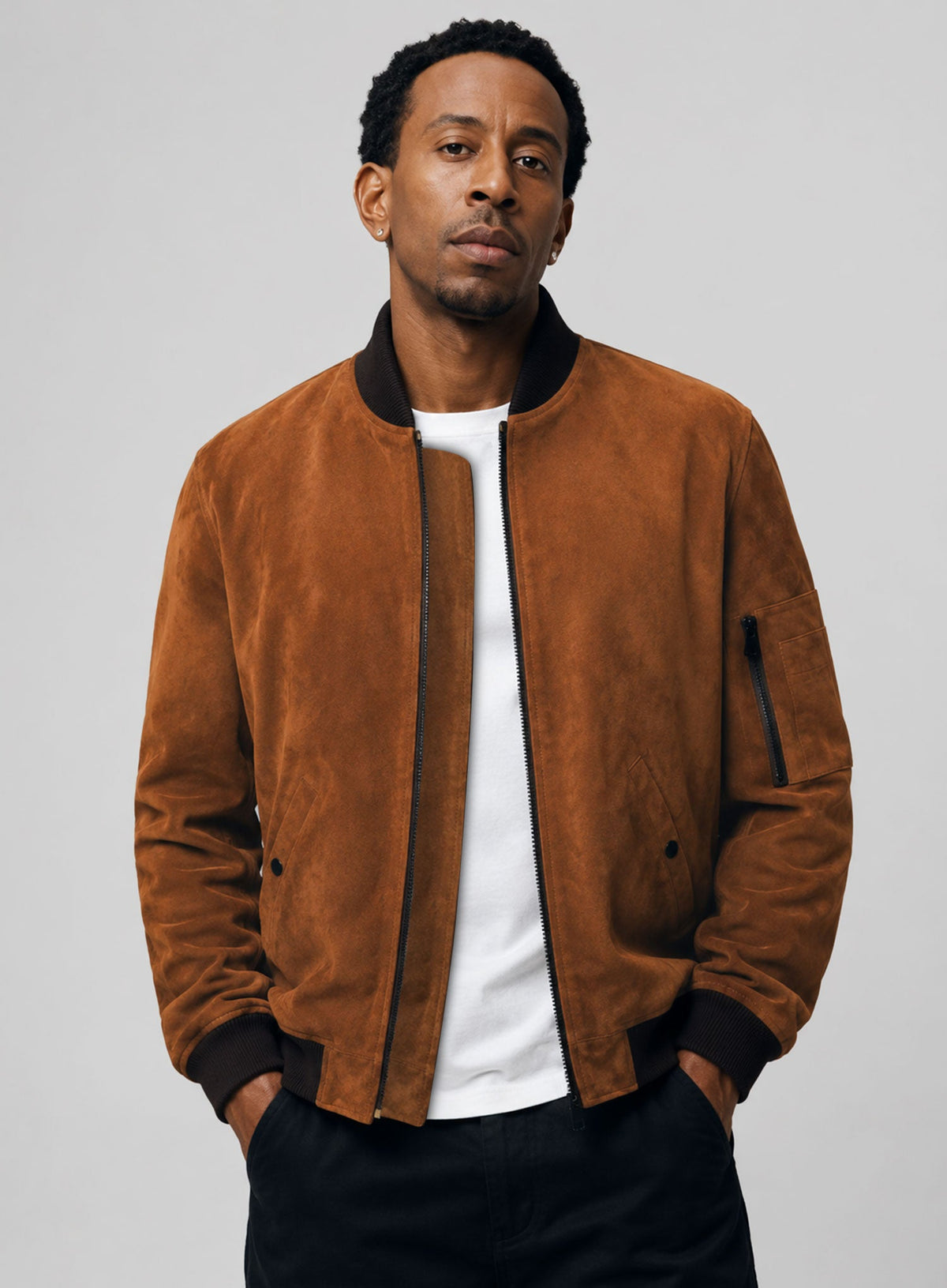 Ludacris Fast and Furious 9 Suede Leather Jacket view 5