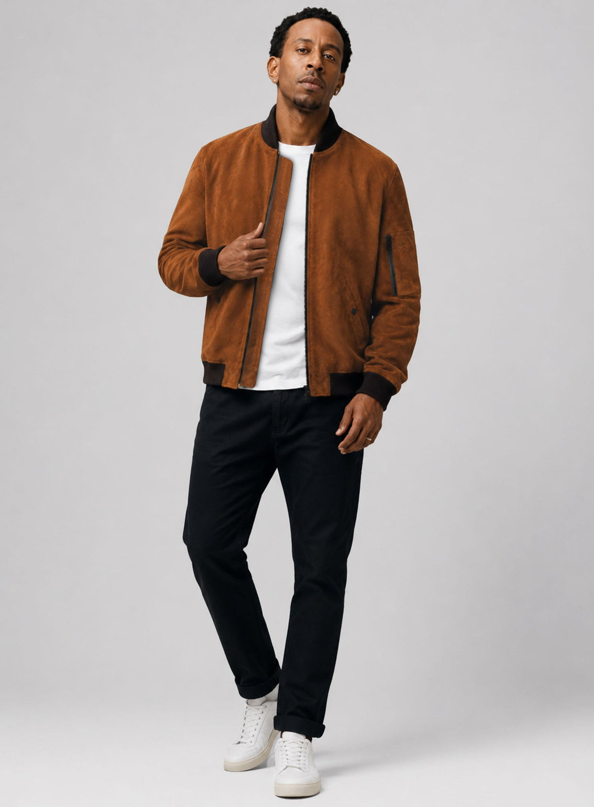 Ludacris Fast and Furious 9 Suede Leather Jacket view 6