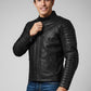 Marc Marquez Black Leather Jacket – alternate view