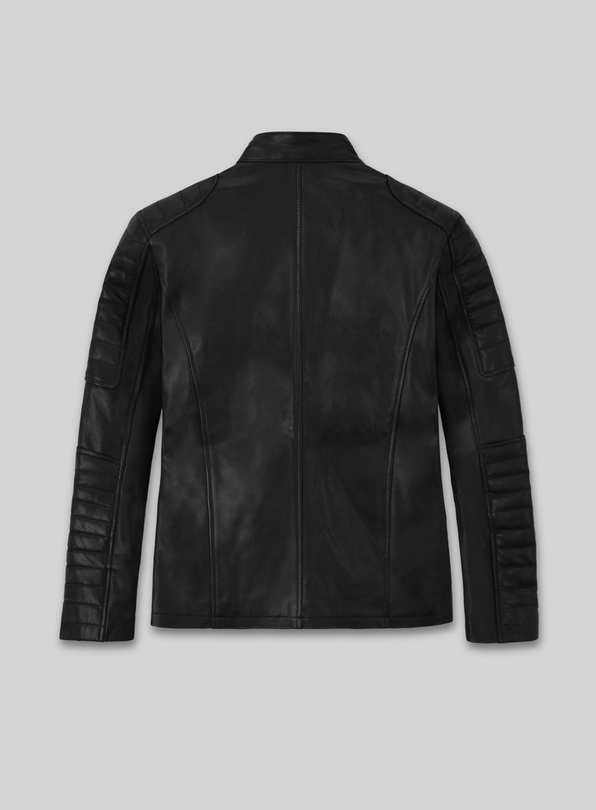 Marc Marquez Black Leather Jacket – back view