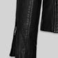 Margot Robbie Black Leather Jacket – close-up and worn views