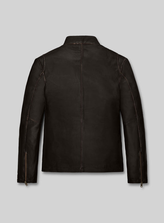 Mark Wahlberg Contraband Leather Jacket view 2